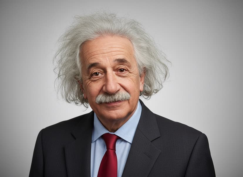 Professional headshot of a man in business attire with studio background