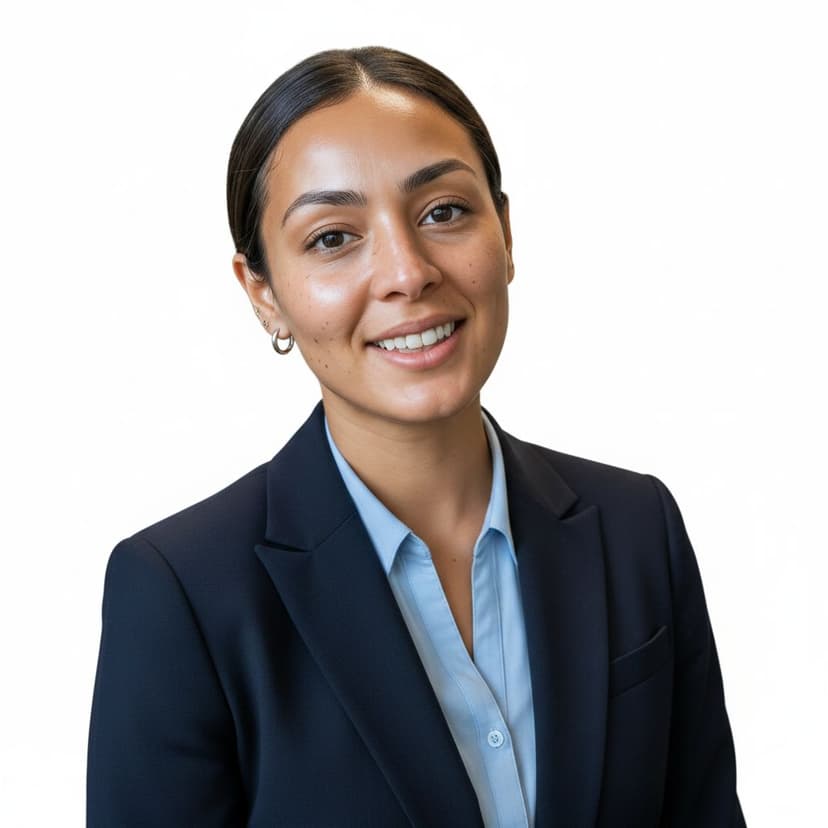 Professional chiropractor headshot of a woman in a blazer