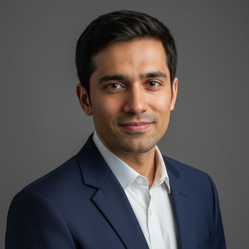 Professional consultant headshot of a man in a suit