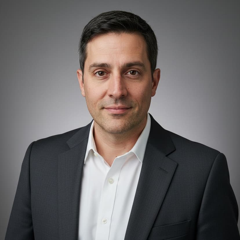 Professional lawyer headshot of a man in a dark suit