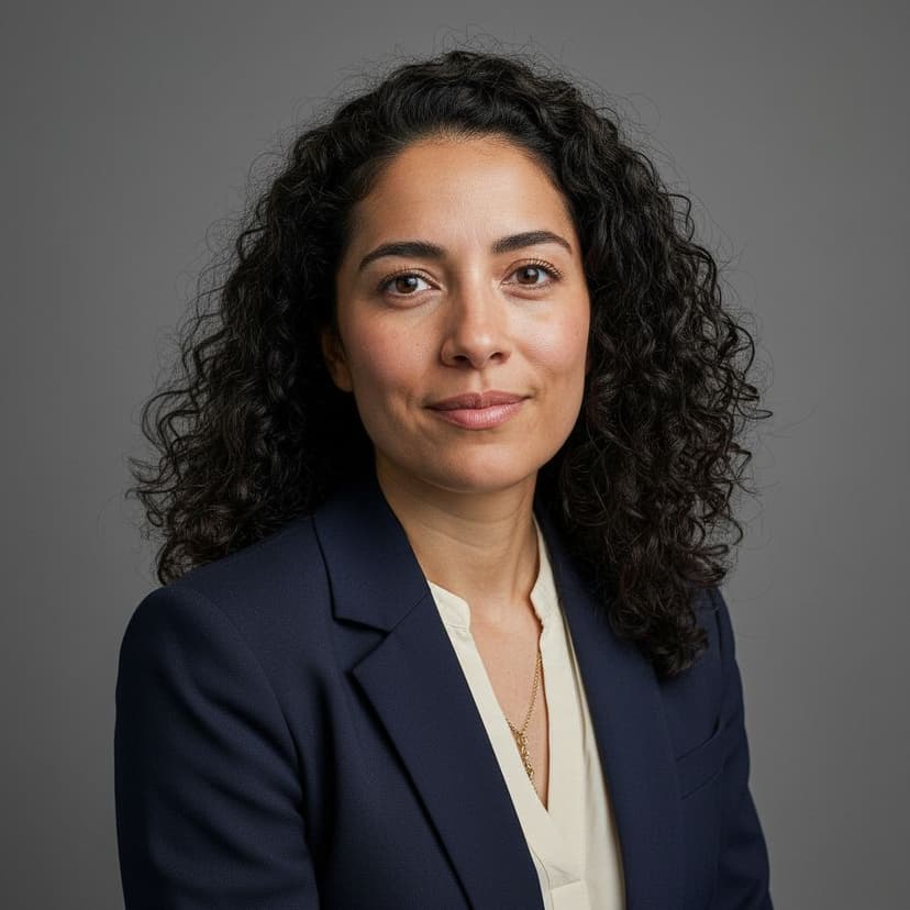 Professional attorney headshot of a woman in a blazer