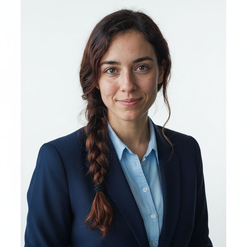 Professional developer headshot of a woman in a blazer